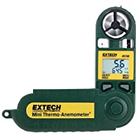 Extech 45158 Termo-anemómetro y medidor de humedad a prueba de agua tamaño mini
